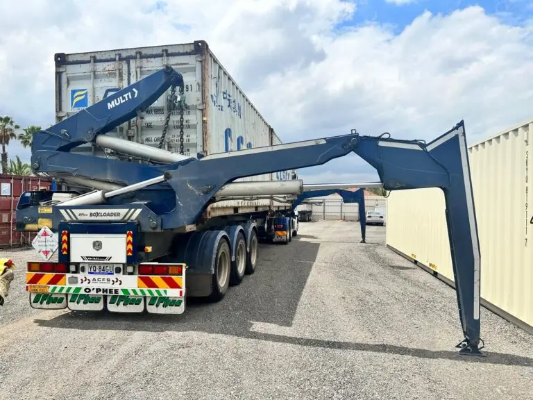 Sideloader transport service in Adelaide