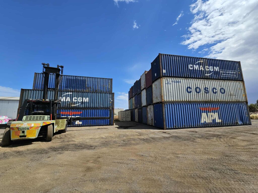 Shipping Containers yard